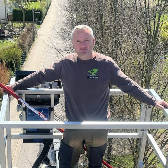 Alex, Mitarbeiter im Team von Gartenservice Lindlein